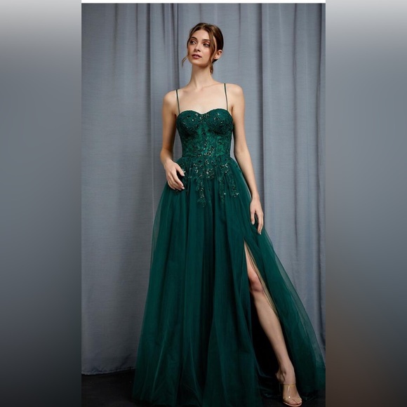 Green Prom Dress - Picture 1 of 6